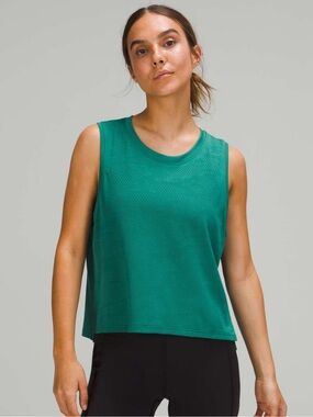 Lululemon Train to Be Tank - Dot Camo Teal Lagoon - Size Women’s 4